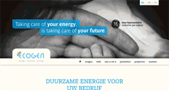 Desktop Screenshot of ecogen.be