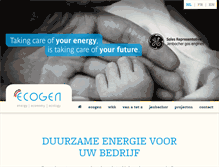 Tablet Screenshot of ecogen.be